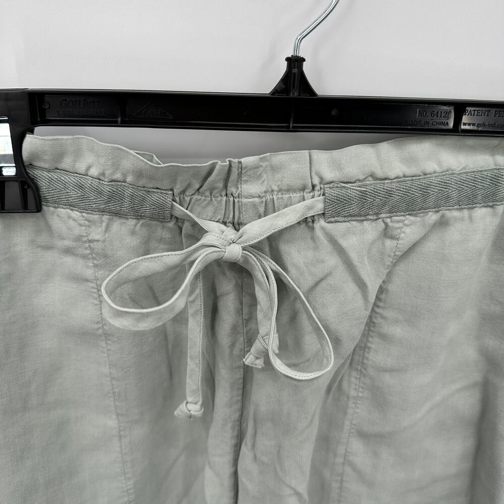 CLOTH & STONE NWT Evereve Tie Waist Tencel Short in Fresh Basil Green // L - Picture 5 of 11